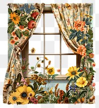 PNG Flower Collage Curtain and window curtain flower asteraceae.