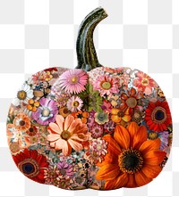 PNG  Flower Collage pumpkin flower vegetable produce.