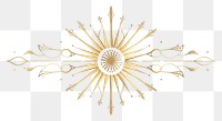 PNG  Gold sun divider ornament art accessories chandelier.