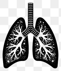 PNG Surreal aesthetic lungs logo art accessories accessory.