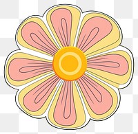 PNG A vector graphic of flower graphics asteraceae grapefruit.