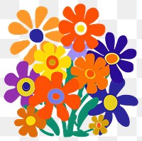 PNG A vector graphic of flowers graphics asteraceae dynamite.