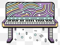 PNG A vector graphic of keyboard piano musical instrument upright piano.
