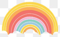 PNG A vector graphic of rainbow graphics clothing swimwear.