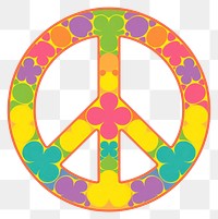 PNG A vector graphic of rainbow peace shape clothing apparel hardhat.