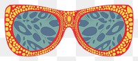 PNG A vector graphic of sunglasses accessories accessory.