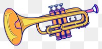 PNG A vector graphic of trumpet dynamite weaponry cornet.