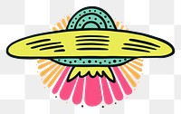 PNG A vector graphic of ufo clothing apparel device.