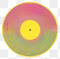 PNG A vector graphic of vinyl record disk spiral coil home decor.
