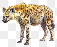 PNG Illustration of a Hyena hyena wildlife cheetah.