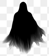 PNG  Ghost silhouette back clothing