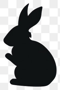 PNG  The Year of the Rabbit silhouette rabbit animal.
