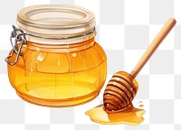 PNG Honey jar container transparent background