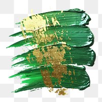 PNG Green line brush strokes art paint container