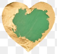 PNG  Green heart shape ripped paper animal symbol shark.