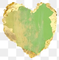 PNG  Green heart shape ripped paper accessories accessory gemstone.