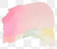 PNG  Pink rainbow ripped paper painting diaper art.