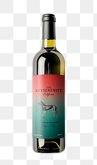 PNG Cabernet sauvignon wine bottle, transparent background