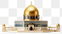 PNG Dome of the rock dome architecture building