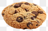 PNG Chocolate chip cookie food white background confectionery.