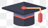 PNG Graduation Cap Flat Multi Color graduation intelligence certificate.