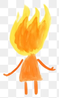 PNG Flame bonfire white background anthropomorphic.