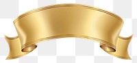 PNG Gold Ribbon Banner gold white background appliance.