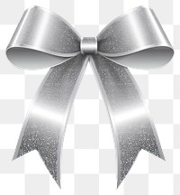 PNG Gradient Ribbon silver gliter ribbon white background celebration