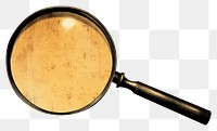 PNG Magnifying glass reflection vignette circle.
