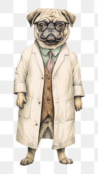 PNG Dog character Doctor accessories accessory clothing.