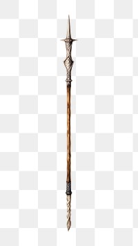 PNG Wand weaponry dagger spear