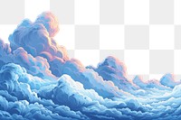 PNG Sky clouds border backgrounds outdoors nature