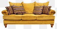 PNG Sectional sofa furniture cushion pillow.