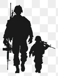 PNG Army toy silhouette clip art military weapon adult.