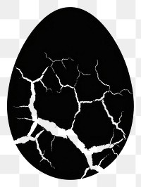 PNG Cracked egg silhouette clip art monochrome astronomy outdoors.