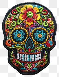 PNG Mexico sugar skull embroidery accessories accessory