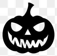 PNG Halloween pumpkin silhouette clip art logo anthropomorphic jack-o'-lantern.