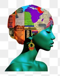 PNG Pop Africa traditional art collage represent of Africa culture advertisement accessories accessory.