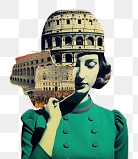 PNG Pop italy traditional art collage represent of italy culture advertisement photography brochure.
