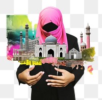 PNG Pop islam art collage represent of islam culture architecture photography building.