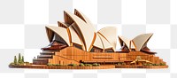 PNG  Sydney opera house architecture building landmark.