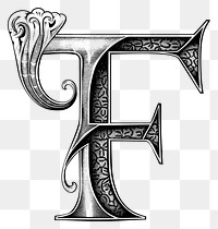 PNG F letter alphabet art symbol cross.