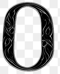 PNG Number 0 alphabet horseshoe symbol plate.