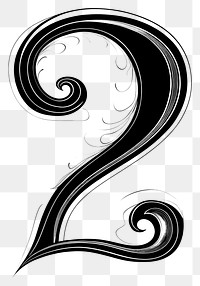 PNG Number 2 alphabet number ampersand symbol.
