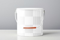 PNG Paint bucket mockup, transparent design