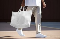 PNG Eco-friendly tote bag mockup, transparent design