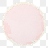 PNG Aesthetic pastel circle shape ripped paper white background microbiology rectangle.