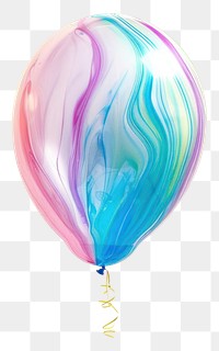 PNG Pastel balloon white background lightweight celebration.