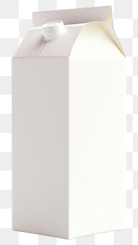 PNG Milk in box white background container cardboard.