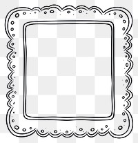 PNG Doodle Square Frame backgrounds frame line.